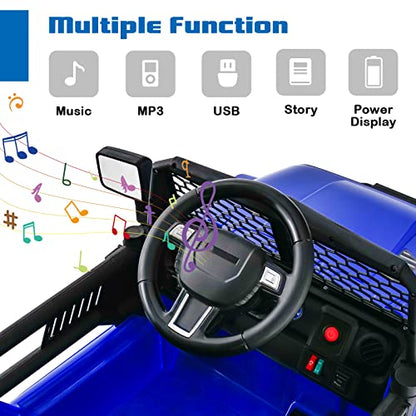 Kids Ride On Truck (Blue)