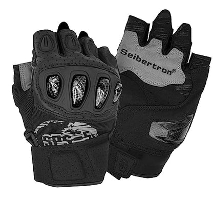 SPS 5 Unisex Touchscreen Road Racing Motorcycle MTB Sports Gloves Also fit BMX MX ATV Mountain Bike Bicycle Cycling Off (Black SPS-5 / XXL Adult)