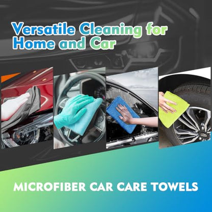 Microfiber Cleaning Cloth 12 Pack (Multicolor / 12.5 x 12.5 Inch)