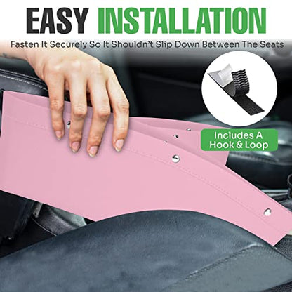 Between Car Seat Gap Filler Organizer (Pink)