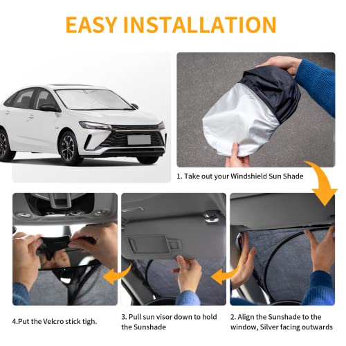 Sunshade Sun Shield for Mercedes (For 2008-2024 Benz C-Class)