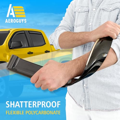 Extra Durable Window Deflectors in (For Chevy Colorado 15-22)