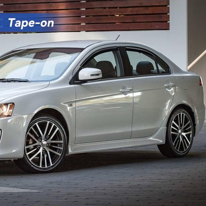 Window Visors Rain Guards for 2008 (2008-2017 Mitsubishi Lancer)