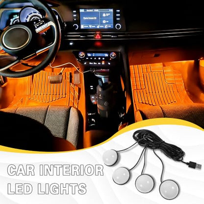 Car Interior LED Lights (Orange)