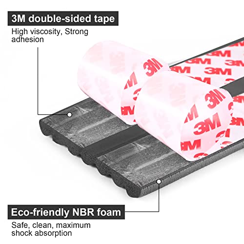 Baby Proofing Edge Corner Protector (Black- 16.4 Feet)