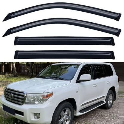 Window Visors Rain Guards for 2008 (2008-2016 Toyota Land Cruiser)