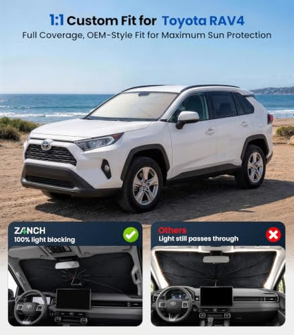 Windshield Sun Shade Umbrella for Toyota RAV4 2000 (Toyota RAV4 2000-2026)