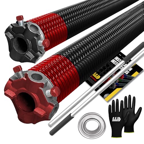 Garage Door Torsion Spring 225x1.75x29 Includes 1” Steel Bearing (225x1.75x29 / Pair)