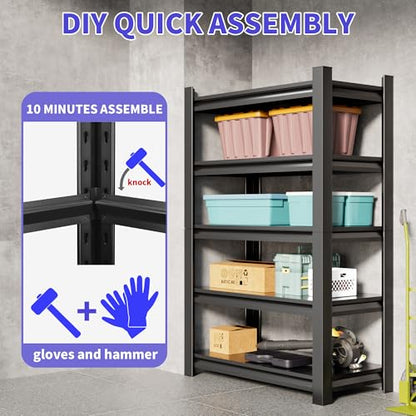 36" W Garage Shelving Unit (78"*35.4*15.73",1 Set)