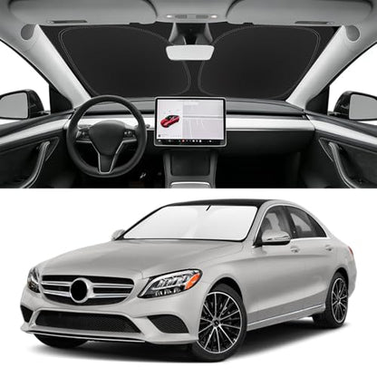 Windshield Sun Shade for Mercedes (for Mercedes Benz C-Series 2008-2024)
