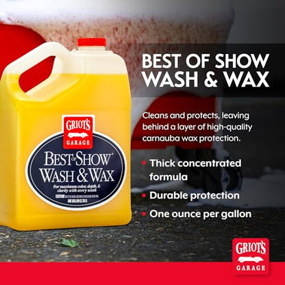 Best of Show Wash and Wax for Car Detailing and Cleaning (128 Fl Oz (Pack of 1))