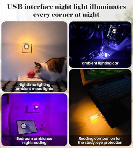 USB Car Interior LED Ambient Light (Clear LED)