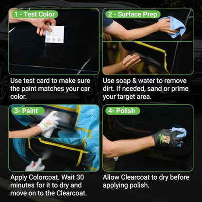 Car Paint Touch Up Spray Kit (Aerosol Spray - Essential Kit / Bronze Age)