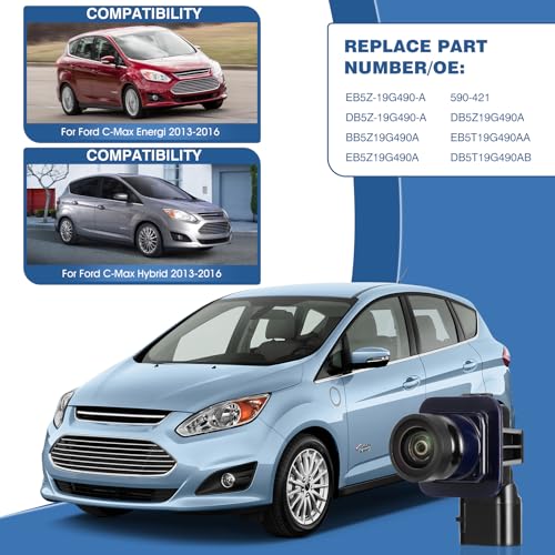 Rear View Backup Reverse Camera Fit for Ford C (Fit for Ford C-Max Energi 2013-2016)