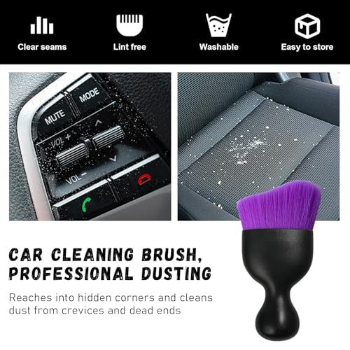 Car Detailing Brush (Pure Purple / 1 PC)