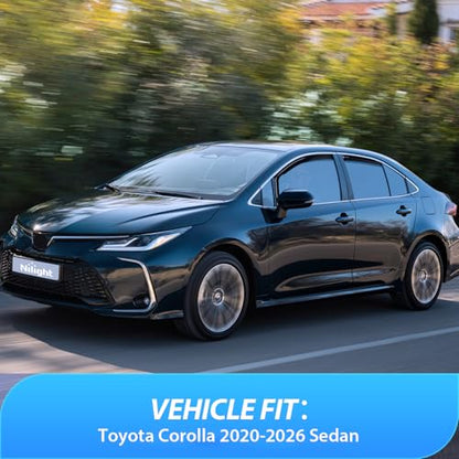 in Channel Rain Guards for Toyota Corolla Sedan 2020 (Toyota Corolla 2020-2026)