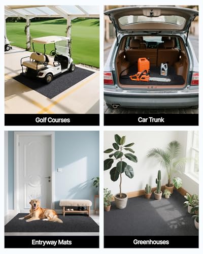 Waterproof Garage Floor Mat for Under Car (6.6' x 8.5')