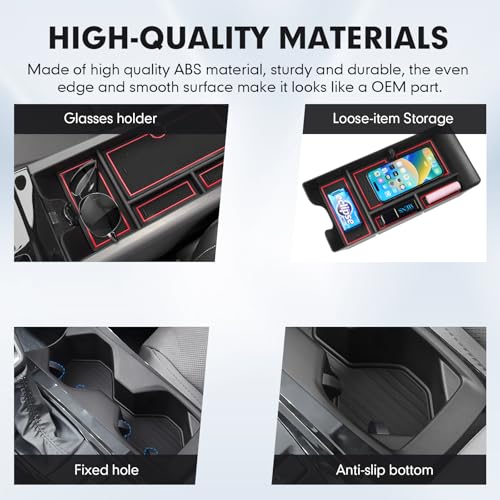 Center Console Organizer&Cup Holder for 2025 (2025-2026 Toyota Camry XV80)