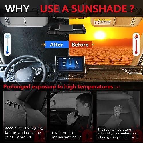 Windshield Sun Shade for 2014 (for 2014-2020 Che-vrolet/Chevy Impala)