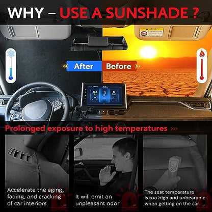 Windshield Sun Shade for 2014 (for 2014-2020 Che-vrolet/Chevy Impala)