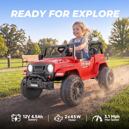 12V Electric Ride On Car (Red)