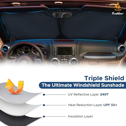 Jeep Windshield Sun Shade for Jeep Wrangler (Jeep)