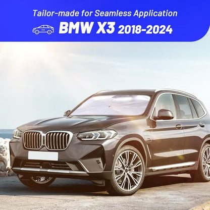 Windshield Sun Shade Umbrella for BMW X3 2018 (for X3 2018-2024)