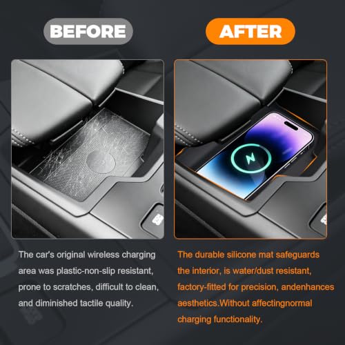 Wireless Charging Mat for 2026 Mazda Cx5 Accessories (for Mazda CX5 Accessories 2026)