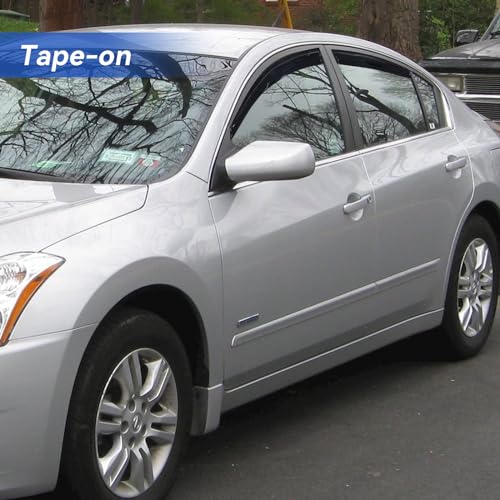 Window Visors Rain Guards for 2007 (2007-2012 Nissan Altima)