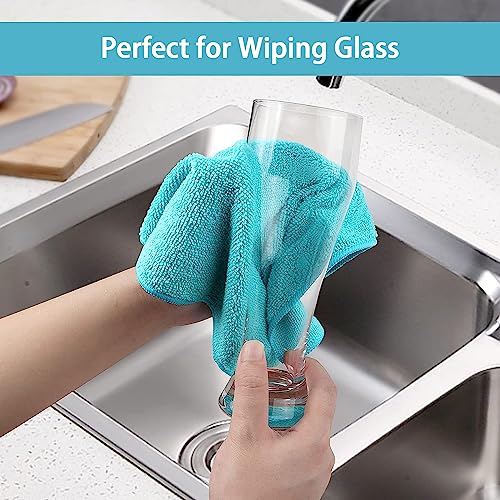 100PK Microfiber Cleaning Cloth (Multicolor)