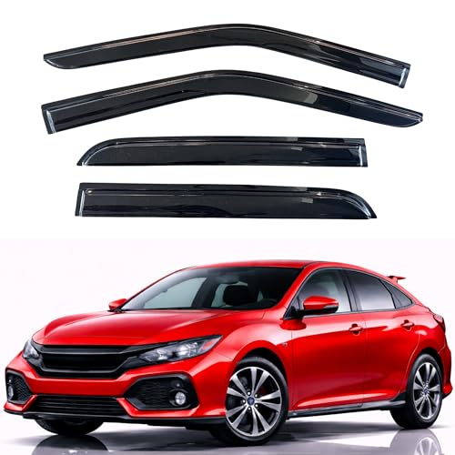Rain Guards Fit for 2016 (2016-2021 Civic Hatchback)