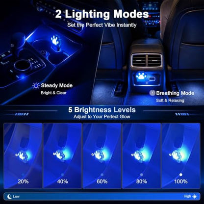 2 Pcs Mini Car USB Night Light
