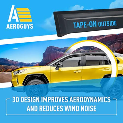 Extra Durable Window Deflectors Tape (For Toyota RAV4 19-25)