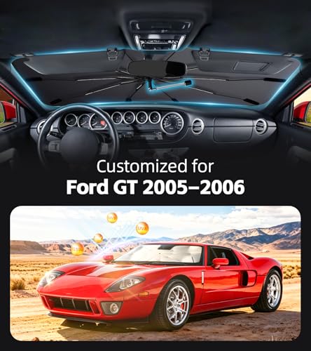 Windshield Sun Shade for Ford GT 2005 (Fit for Ford GT 2005–2006)
