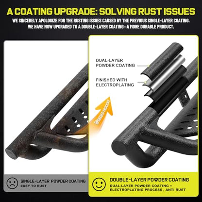 Running Boards Compatible with 2022 (22-26 Tundra Double Cab)