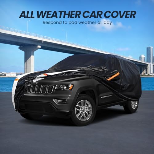 Multi Layer Car Cover Custom Fit for Jeep Grand Cherokee (Custom fit Jeep grand Cherokee / SUV car cover)