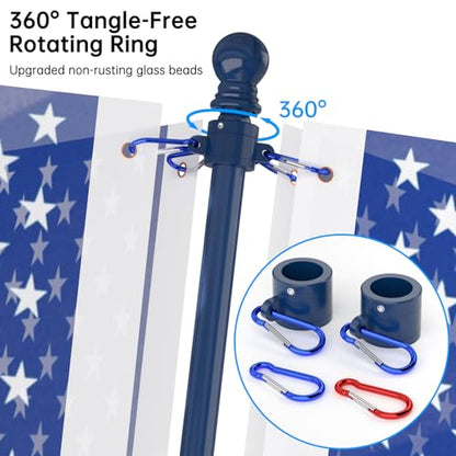 Flag Pole Upgraded Bracket (Blue)
