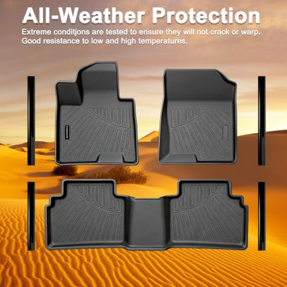 All Weather TPE Floor Mats & Door Sill Guards for 2022 2023 2024 2025 2026 Hyundai Tucson