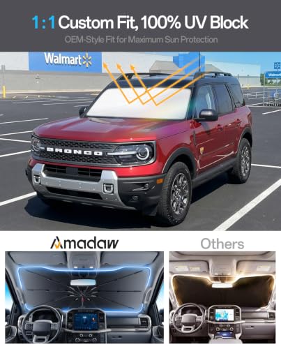 Windshield Sun Shade for Ford Bronco Sport 2021