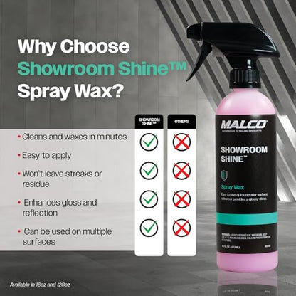 Showroom Shine Spray Car Wax and Instant Detailer (16 Fl Oz (Pack of 1))
