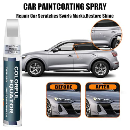 Florett Silver Metallic (Florett Silver Metallic(LZ7G/L5) for 2025 Q5/2024 Q5/2025 SQ5/2024 SQ5/2024 Q3/2025 A5/2024 A4/2024 A3/2025 A6/2025 S6/2025 A7/2024 A7/2025 S7/2024 S7/2024 A8/2024 S8)