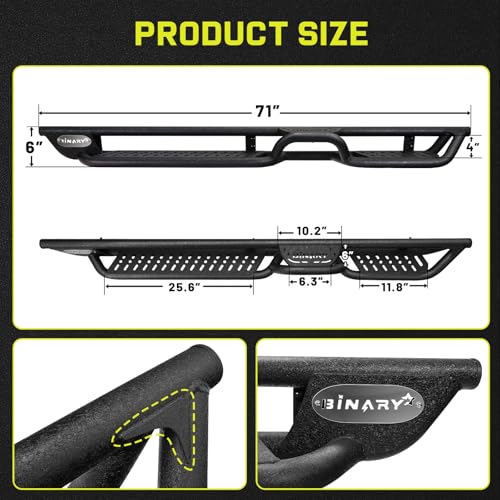 Side Steps Compatible with 2018 (18-26 JL 4 Doors)