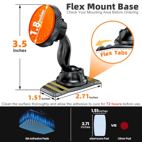 Magnetic Phone Holder for Car Dashboard (Magnetic Car Phone Mount)