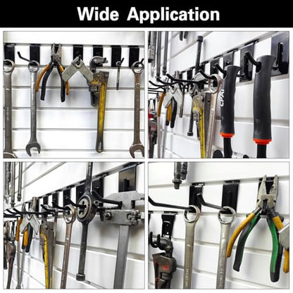 Slatwall Straight Hooks 30PC (Black / 3"x30)