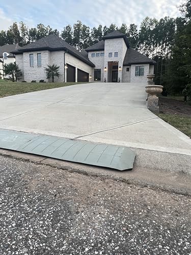 Gray Color Driveway Curb Ramps