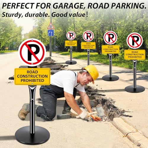 Heavy Duty Parking Sign Post Stand 49"
