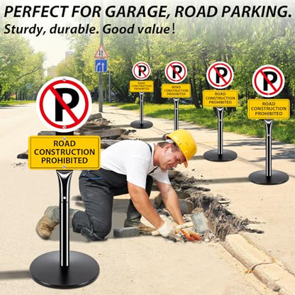 Heavy Duty Parking Sign Post Stand 49"