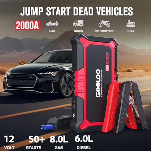 GP2000 Jump Starter (Red)