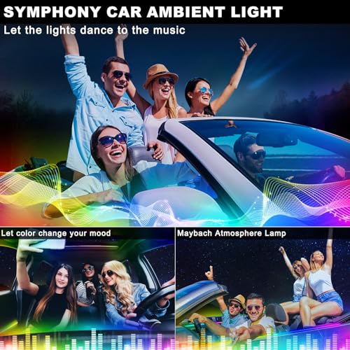Dreamcolor Acrylic Interior Car LED Strip Light with Wireless APP (Dreamcolor 18 in 1)