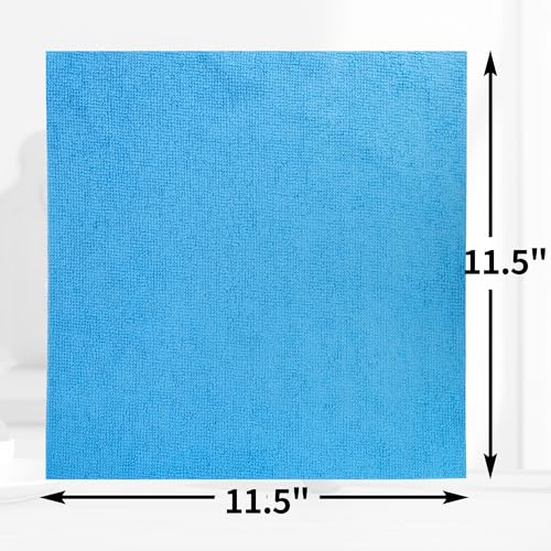 Shop Towels 150 Pack Cleaning Rags Microfiber Towels (Blue / 150 Pack)
